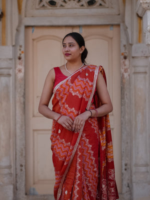 Buy Festive Special Dola Silk Saree Banarasi Design Tanmira  Image 4