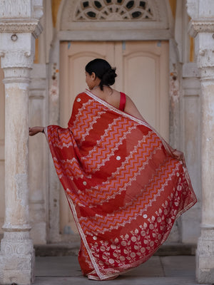 Buy Festive Special Dola Silk Saree Banarasi Design Tanmira  Image 6
