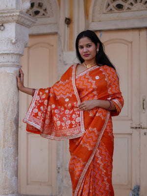 Buy Festive Special Dola Silk Saree Banarasi Design Tanmira  Image 2