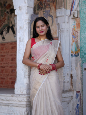 Buy New Traditional Banarasi Saree With Festive Wear Tanmira  image 5