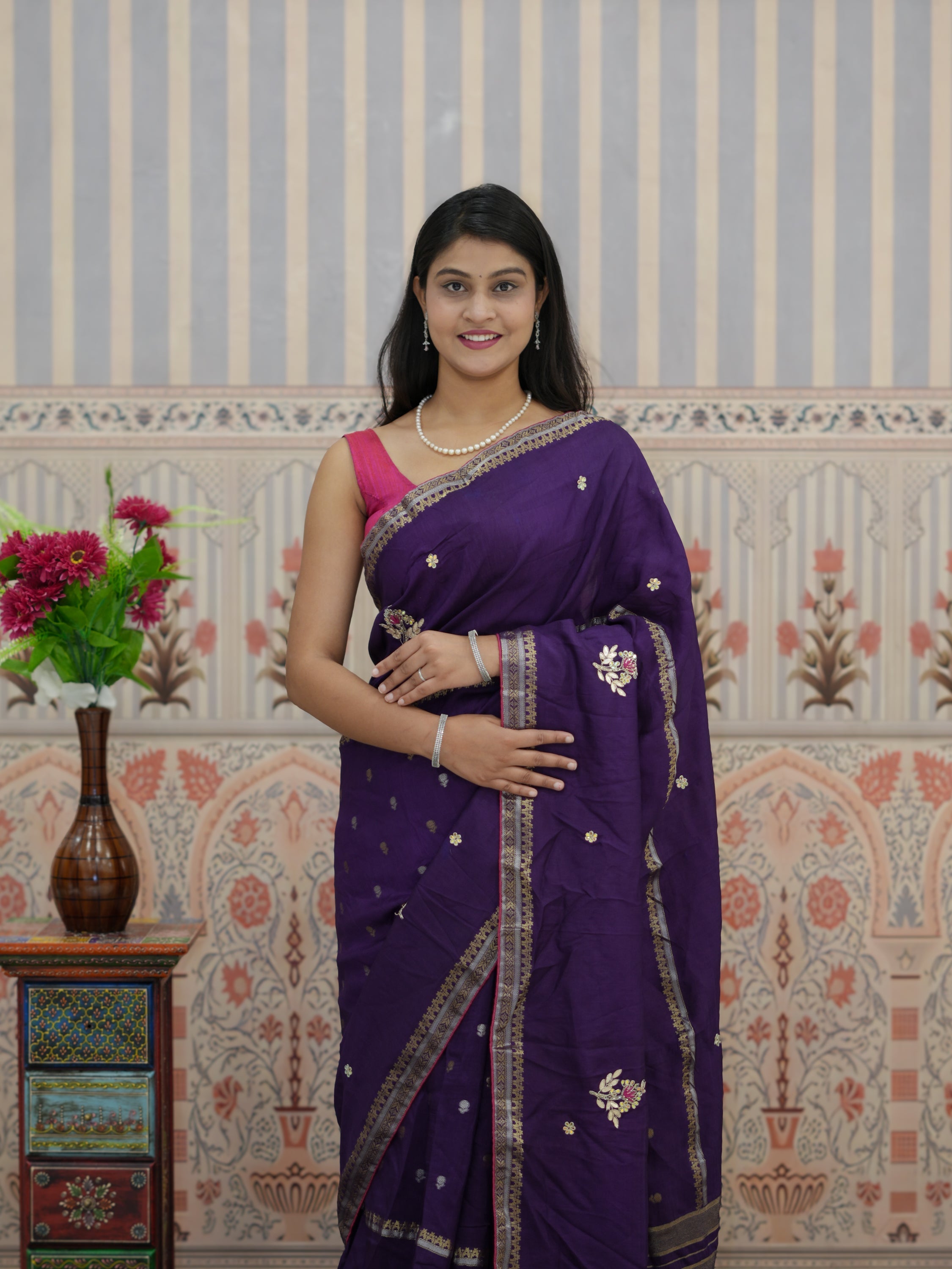 Buy Traditional Saree With Festive Wear Tanmira 