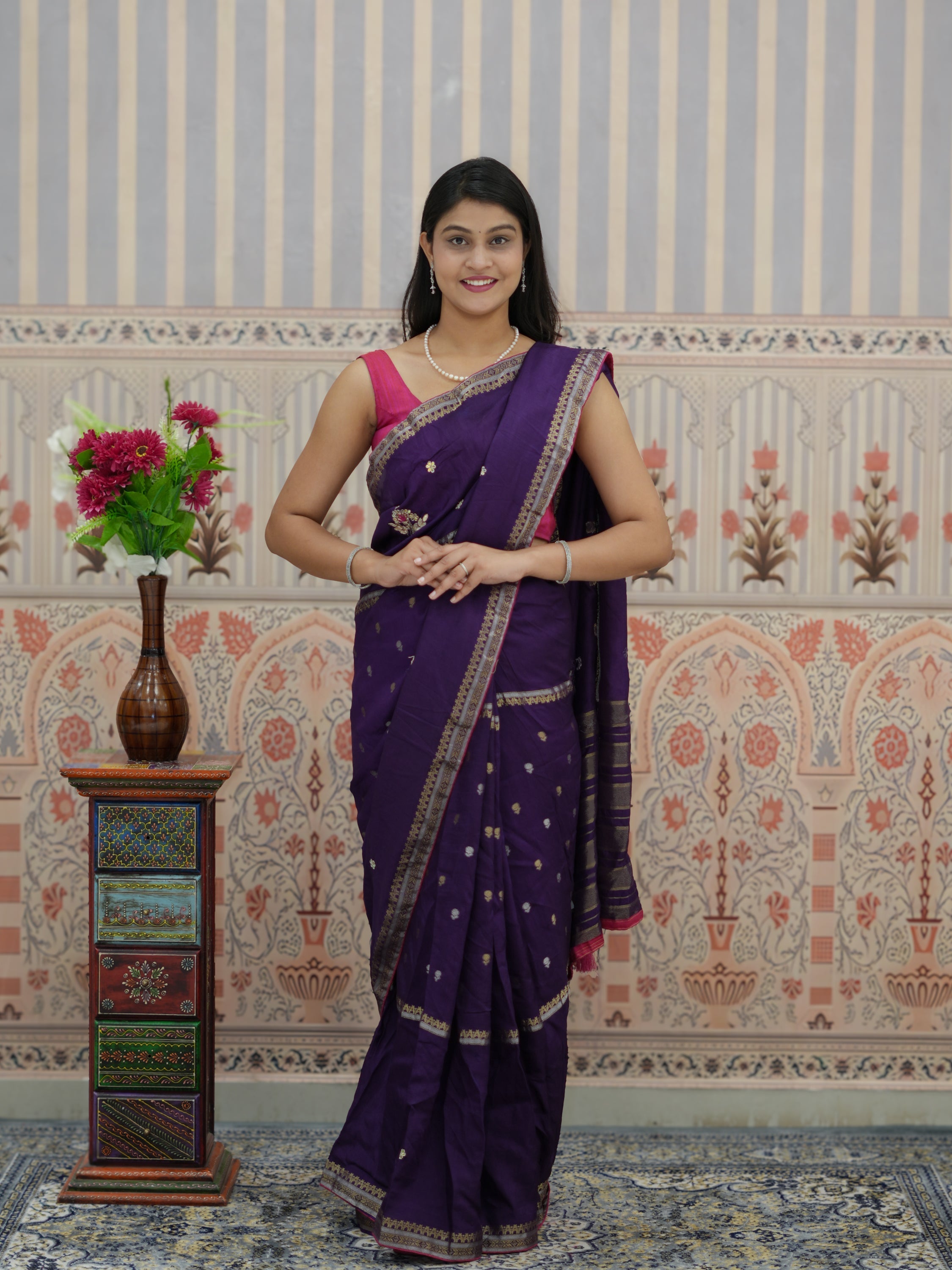 Buy Traditional Saree With Festive Wear Tanmira 