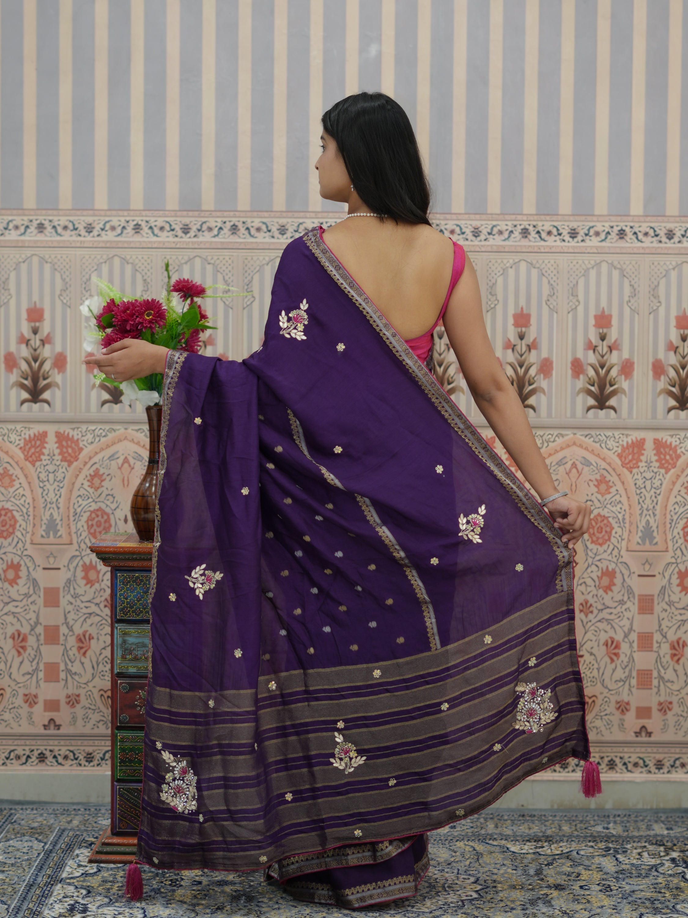 Buy Traditional Saree With Festive Wear Tanmira 