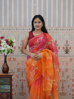 Buy Kota Doriya Bikaneri Saree with Gota Patti Work Tanmira 