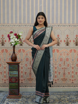 Buy Upada Silk with  Banarasi Style Saree Tanmira 