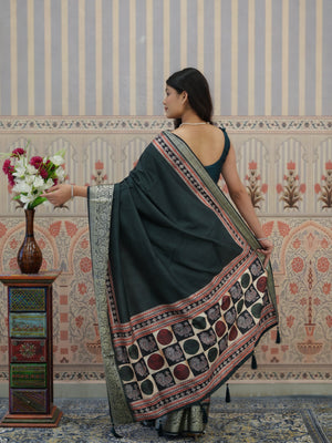 Buy Upada Silk with  Banarasi Style Saree Tanmira 
