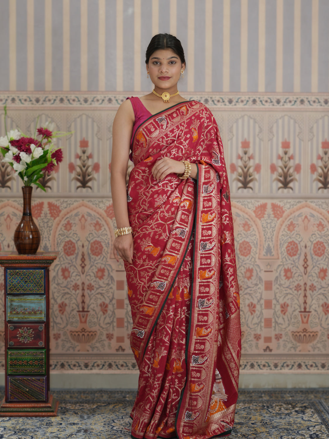 By Karwachauth Saree
