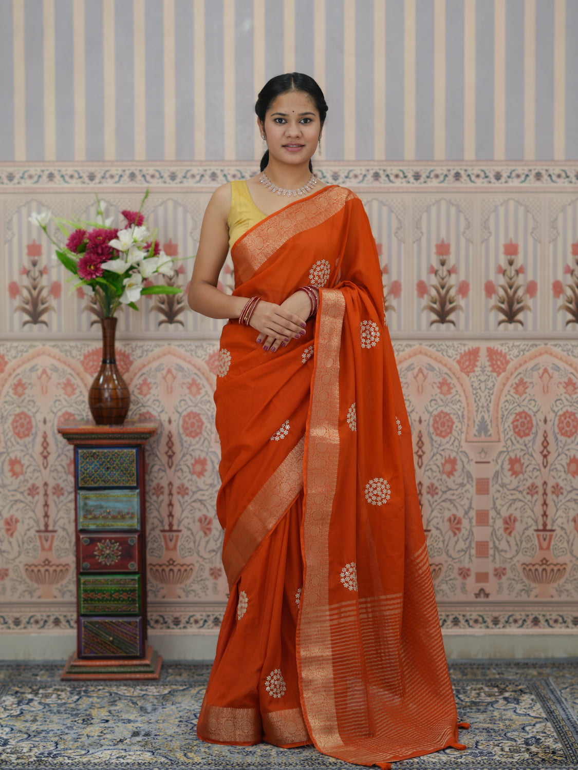 Buy Festive Special Chiffon Banarasi Saree Tanmira 