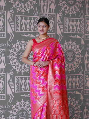 Buy New Royal Festive Collection Bandhani Saree with Traditional Wear Tanmira 