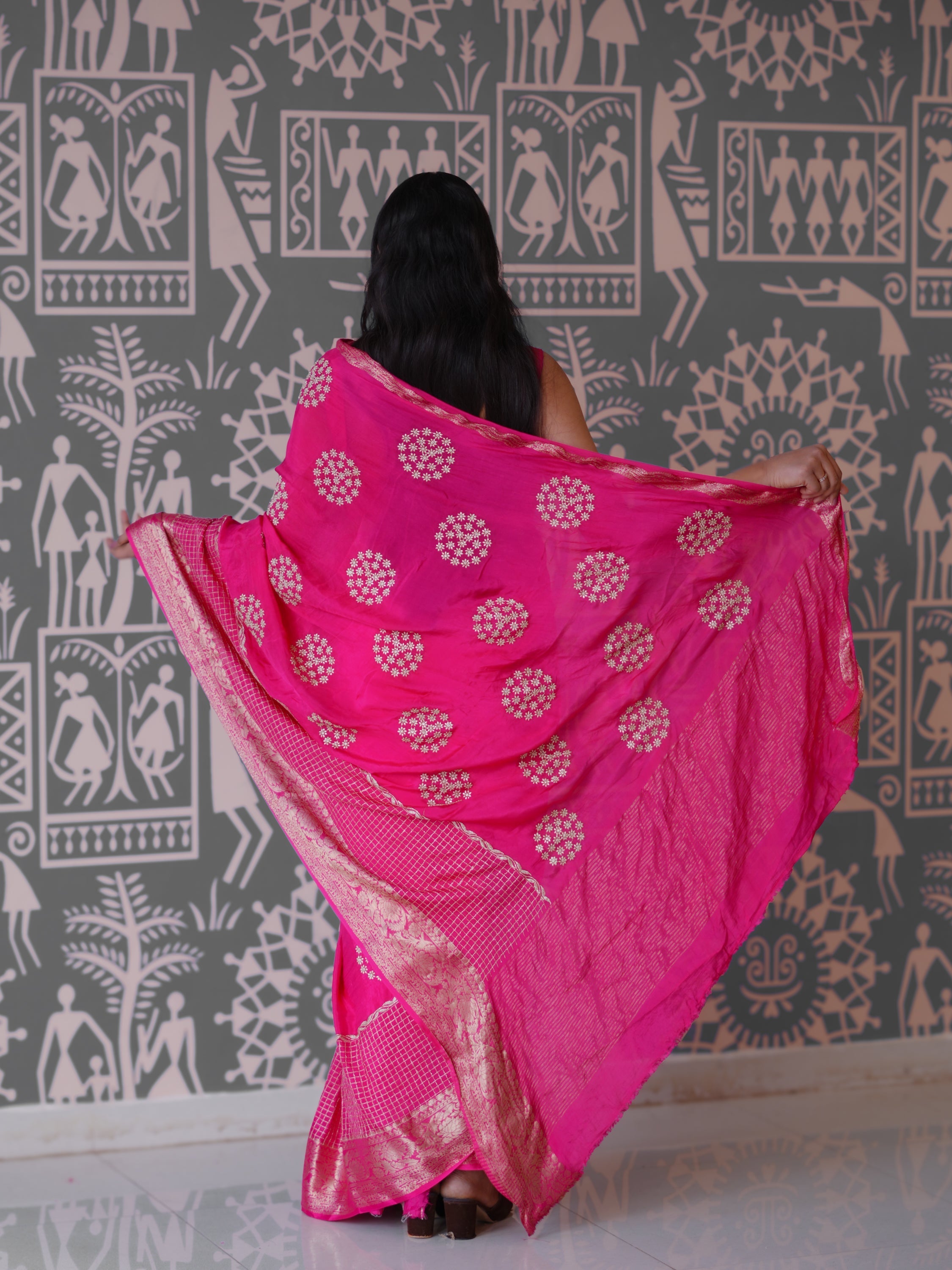 Buy New Banarasi Style With Handcrafted Embroidery Tanmira 