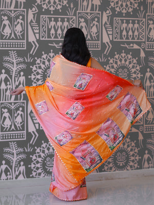 Buy Premium Saree with Kalamkari Style Tanmira 