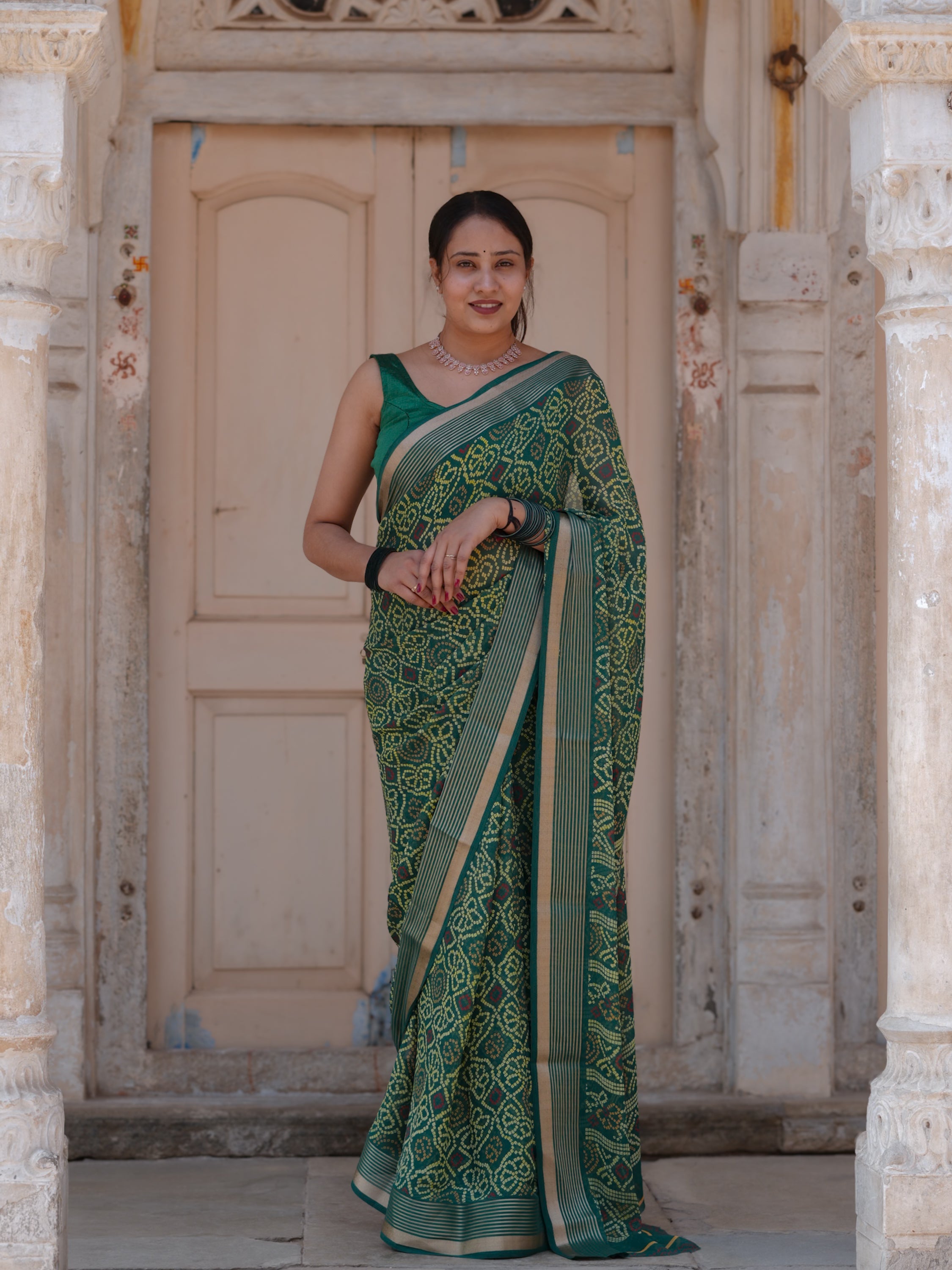 Buy Casual Style Chiffon Saree Tanmira  Image 1