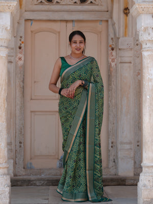 Buy Casual Style Chiffon Saree Tanmira  Image 1