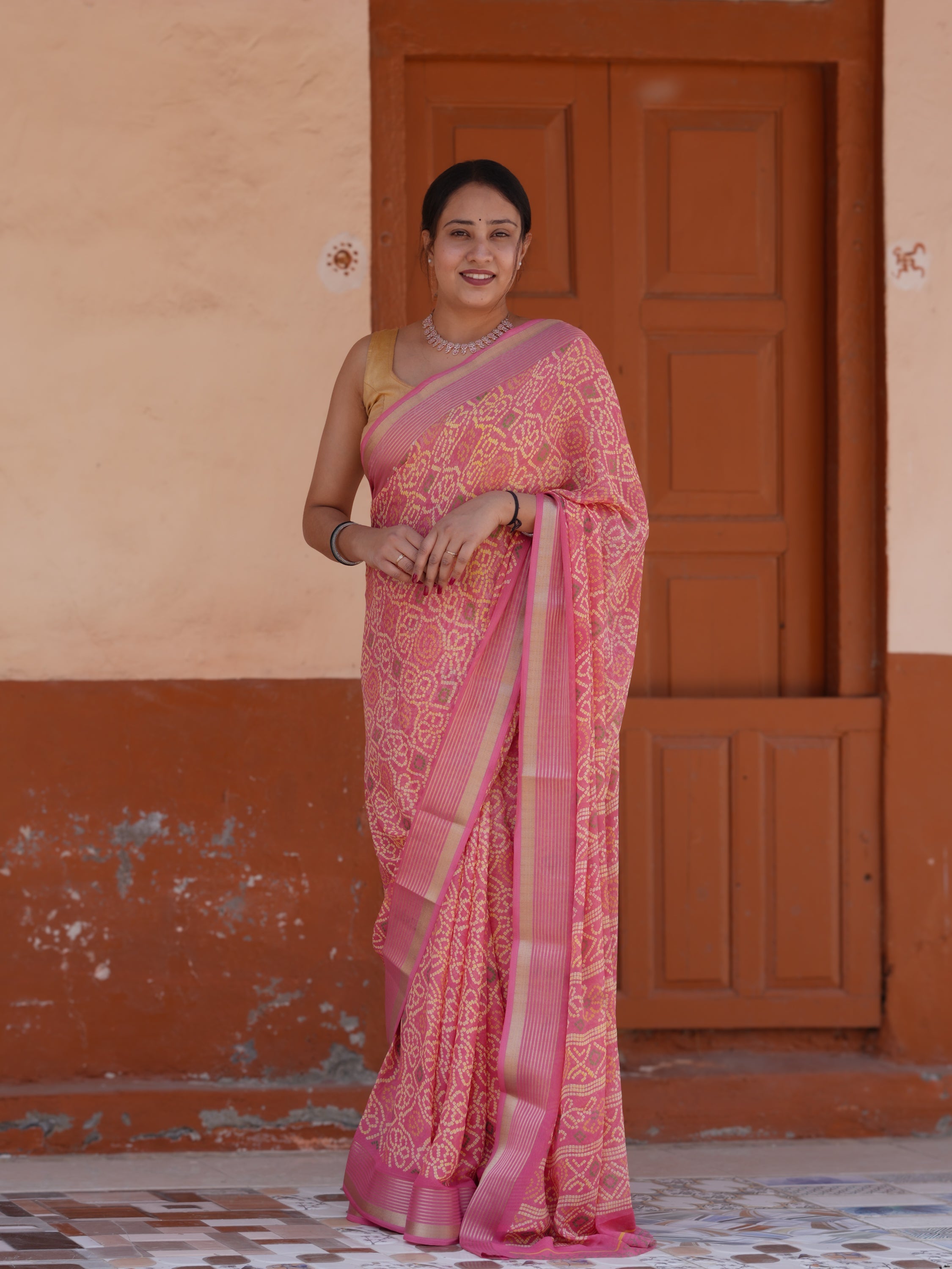 Buy Casual Style Chiffon Saree Tanmira  Image 1