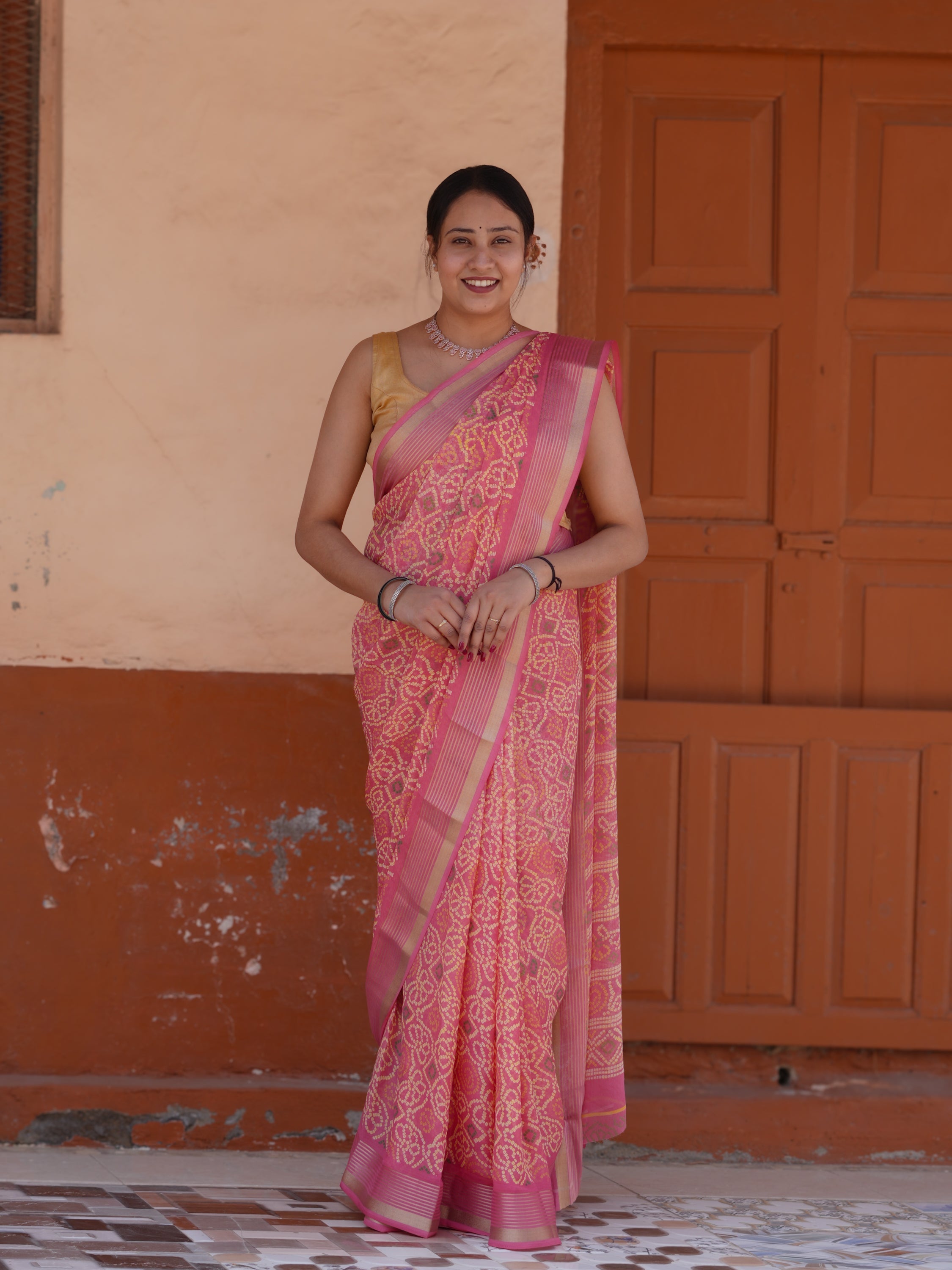 Buy Casual Style Chiffon Saree Tanmira  Image 3