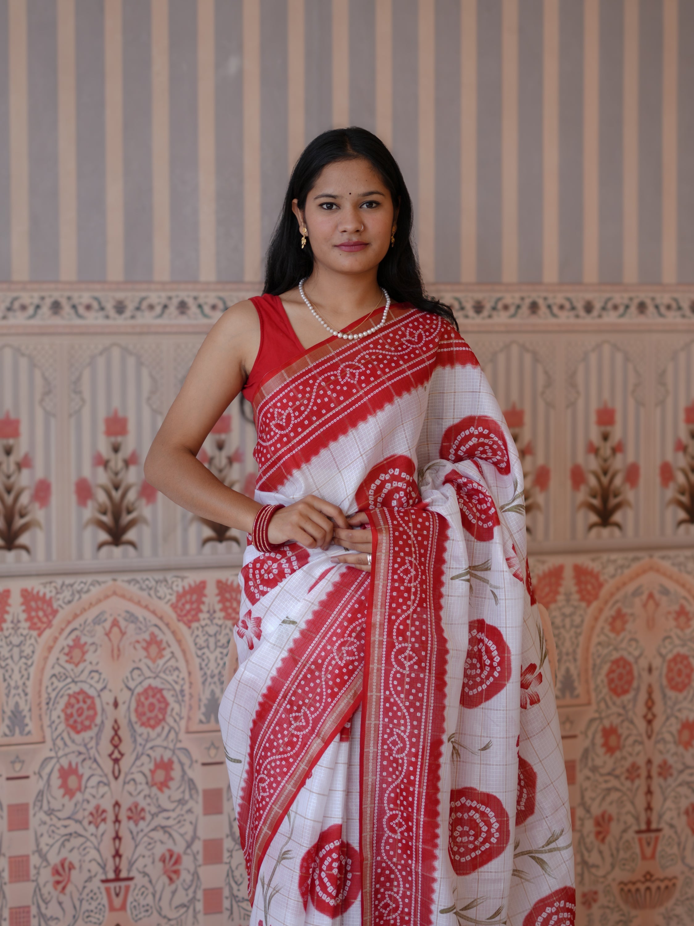 Buy Premium Bandhani Style Saree Collection Tanmira  Image 2