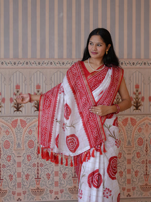 Buy Premium Bandhani Style Saree Collection Tanmira  Image 3