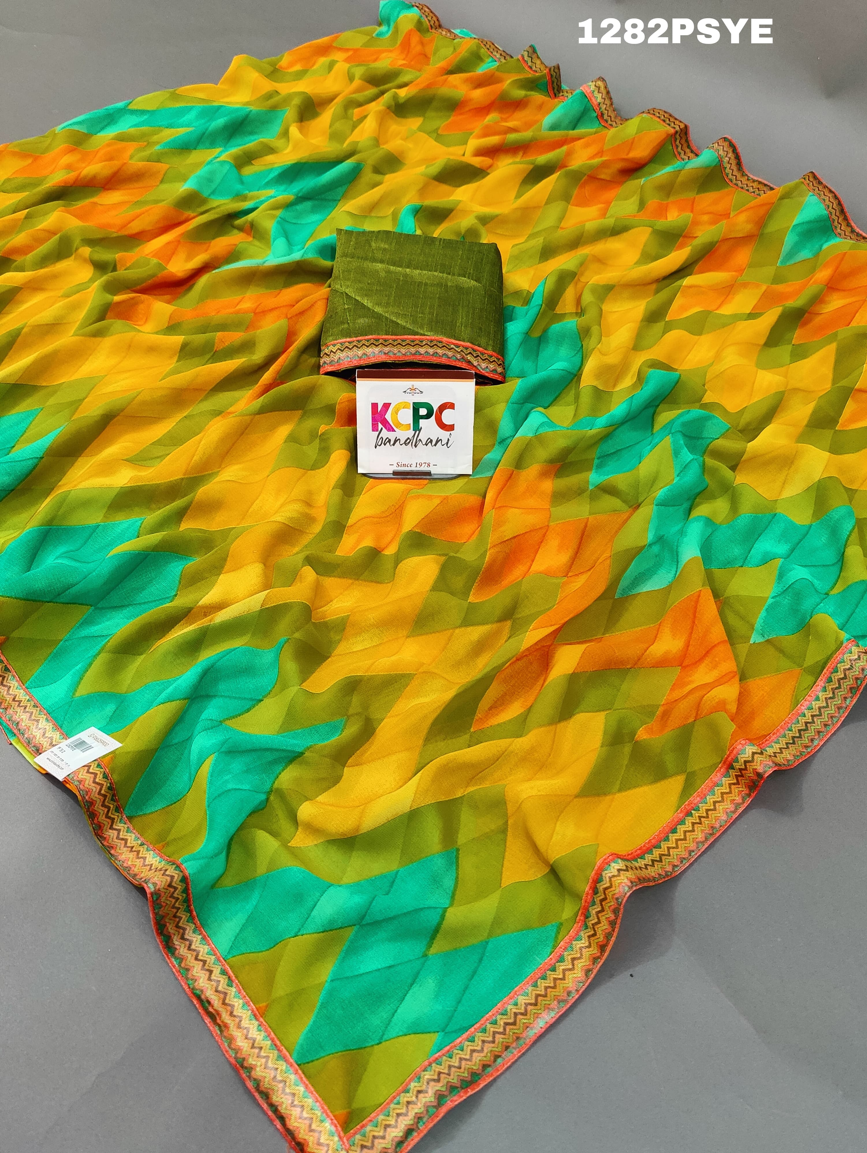 Tanmira New light Weight Braso Border Printed Saree  ADI