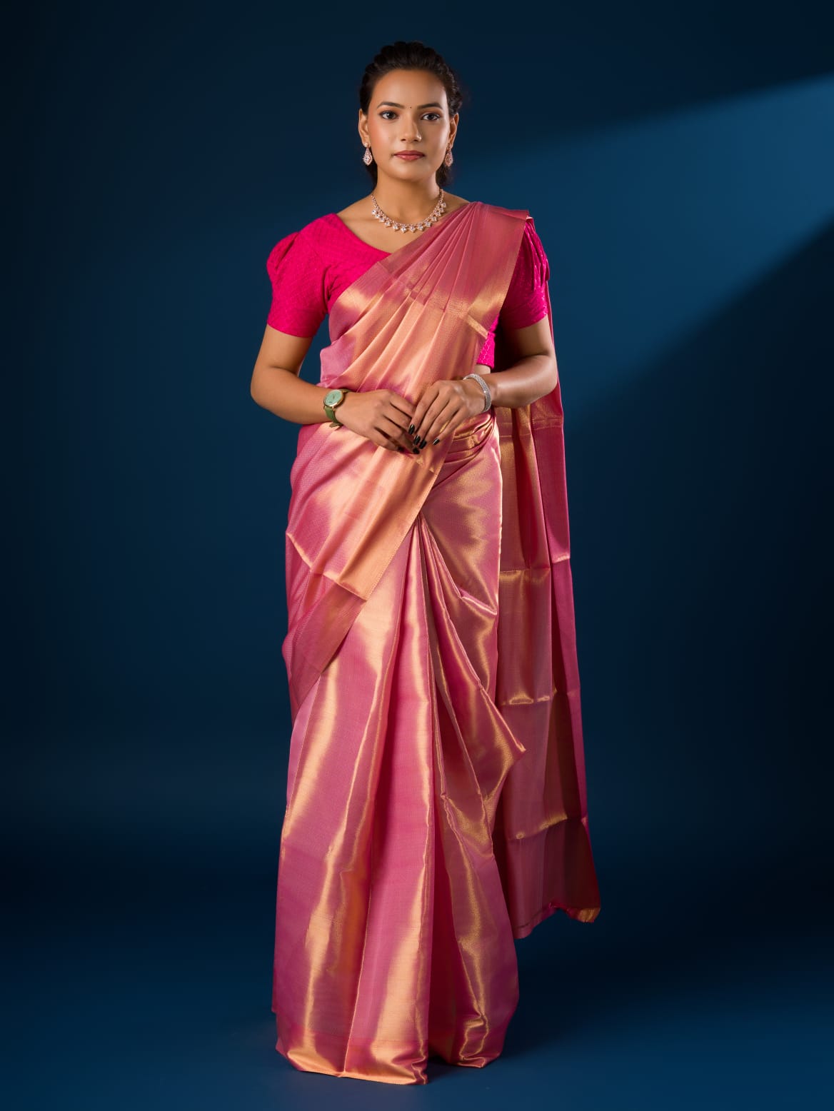 Tanmira New Pure Tissue Silk Banarasi Zari kanjivaram Saree  KB