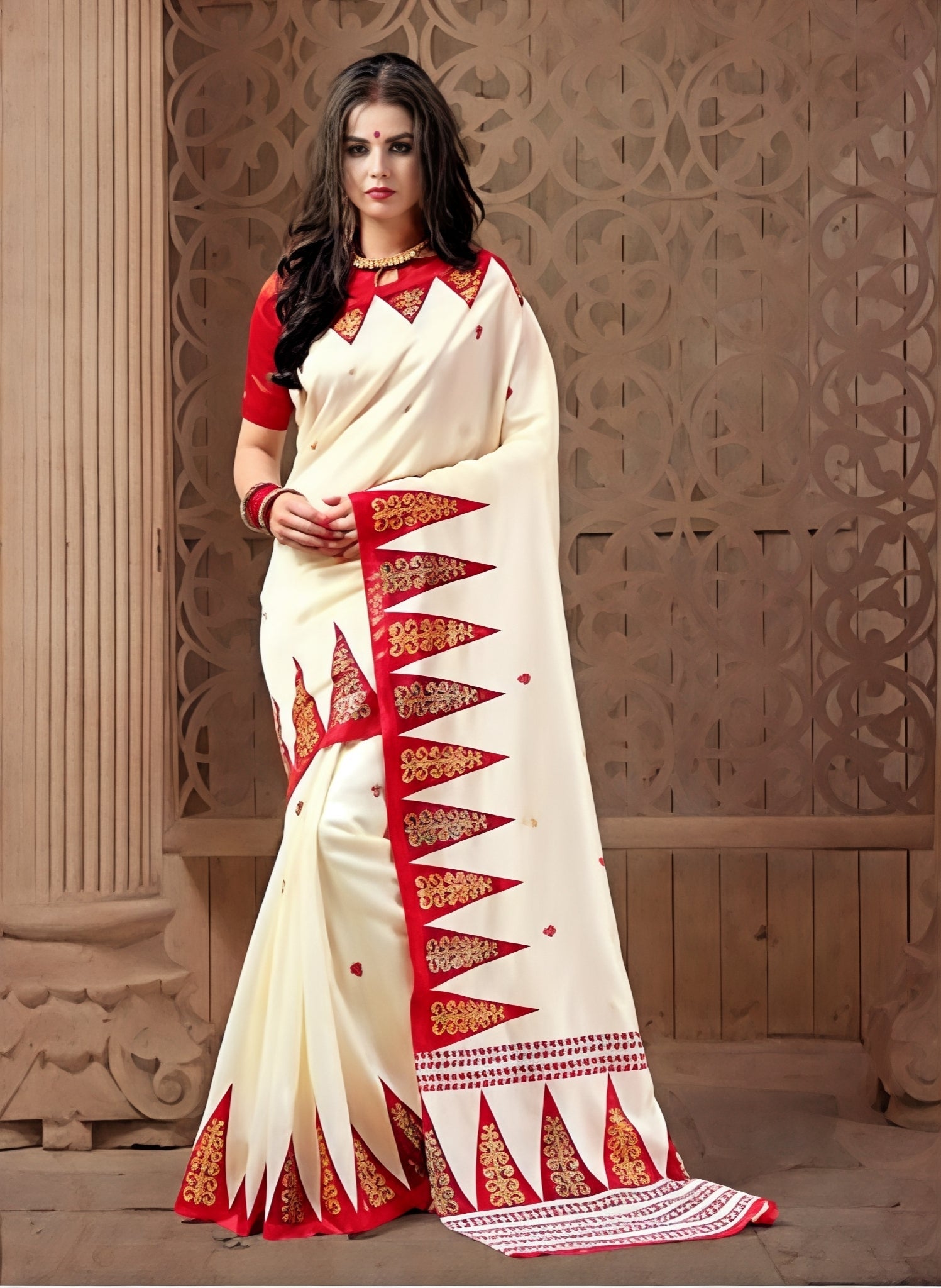 By Navratri Special Saree 
