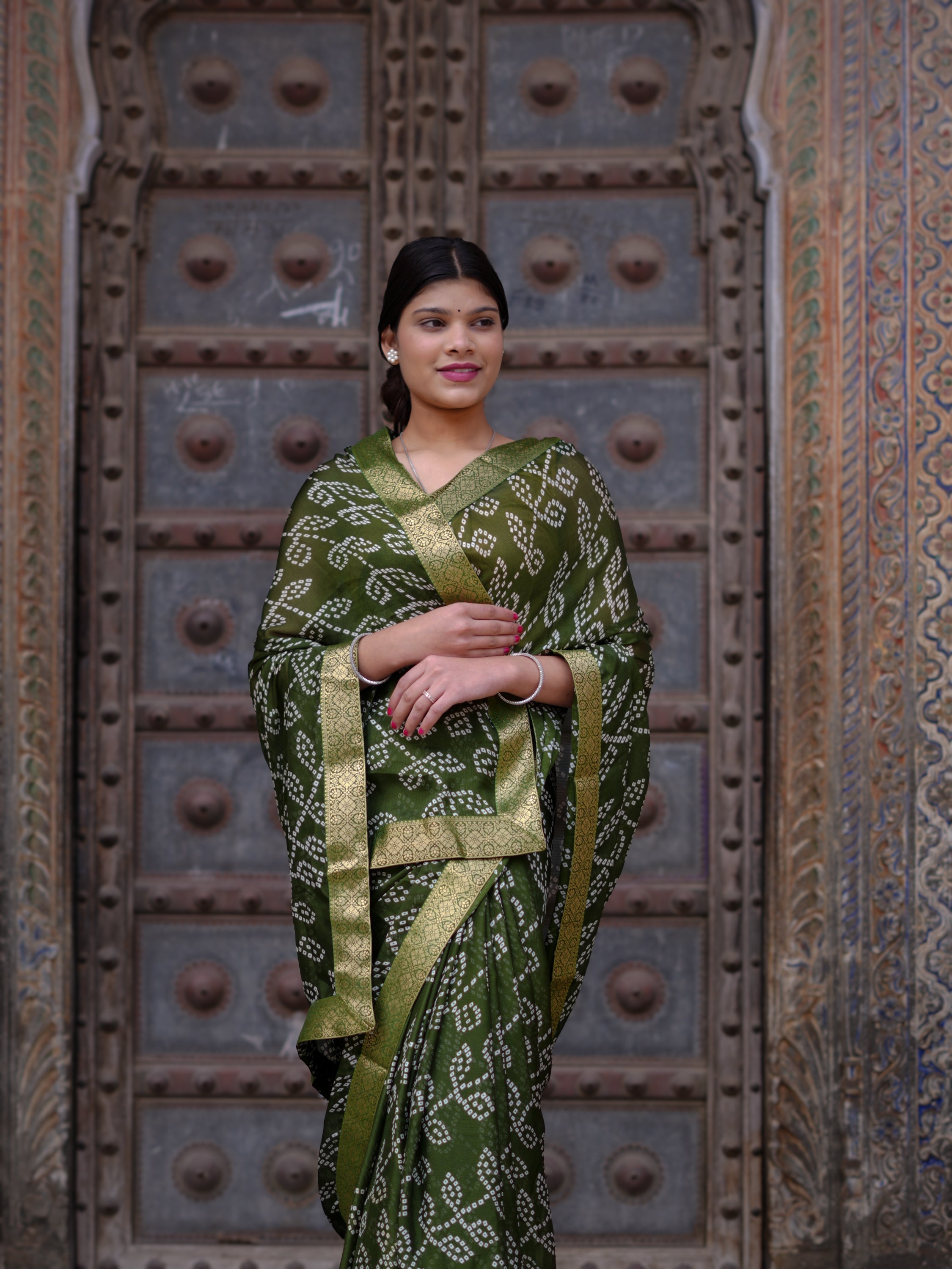 Buy Bandhani Style Saree 