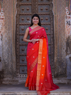 Buy Dola Silk Designer Style Saree With Gotapatti Work  Tanmira 