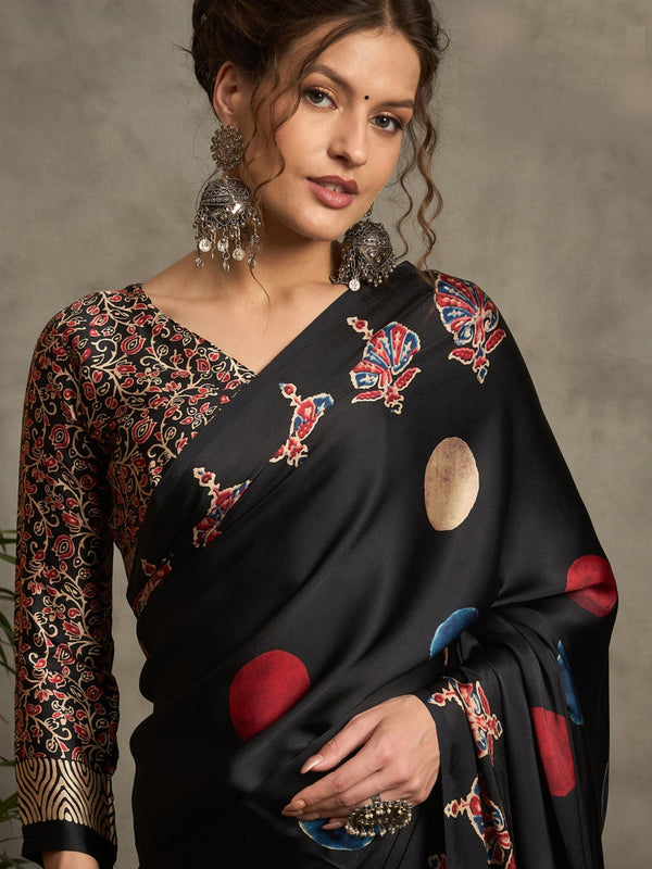 Tanmira Latest Beautiful Silk Ajrak Print Party Wear Saree APL