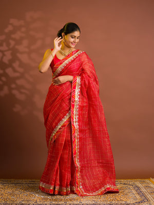 By Banarasi Saree With  Festive Wear