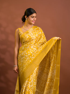 By Printed Style With Zari border