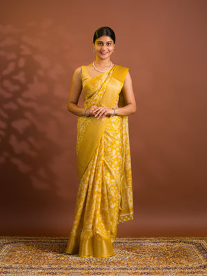 By Printed Style With Zari border