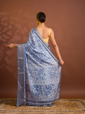 By Printed Style With Zari border