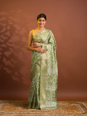 By Printed Style With Zari border