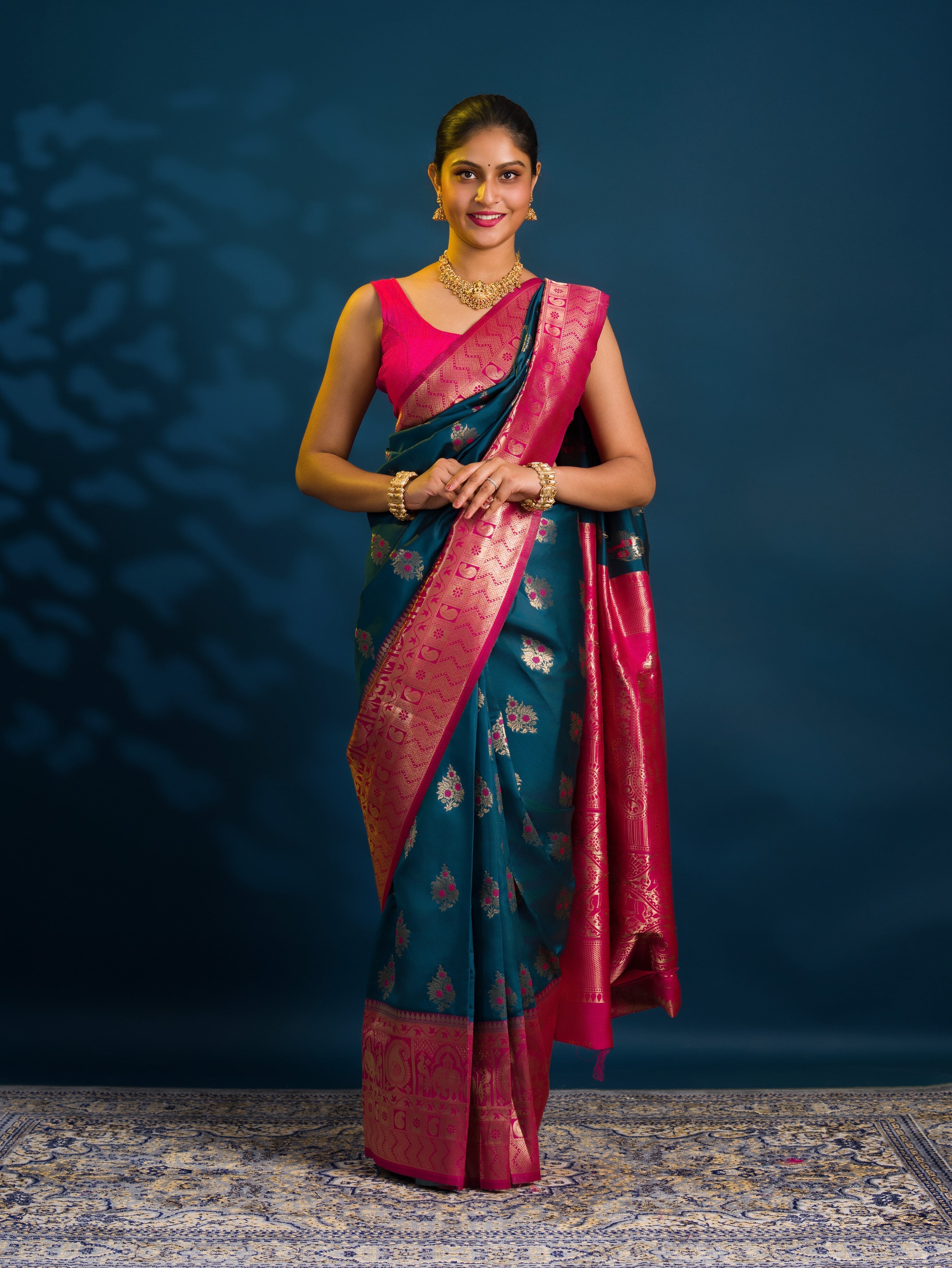By Banarasi Saree With Casual  wear
