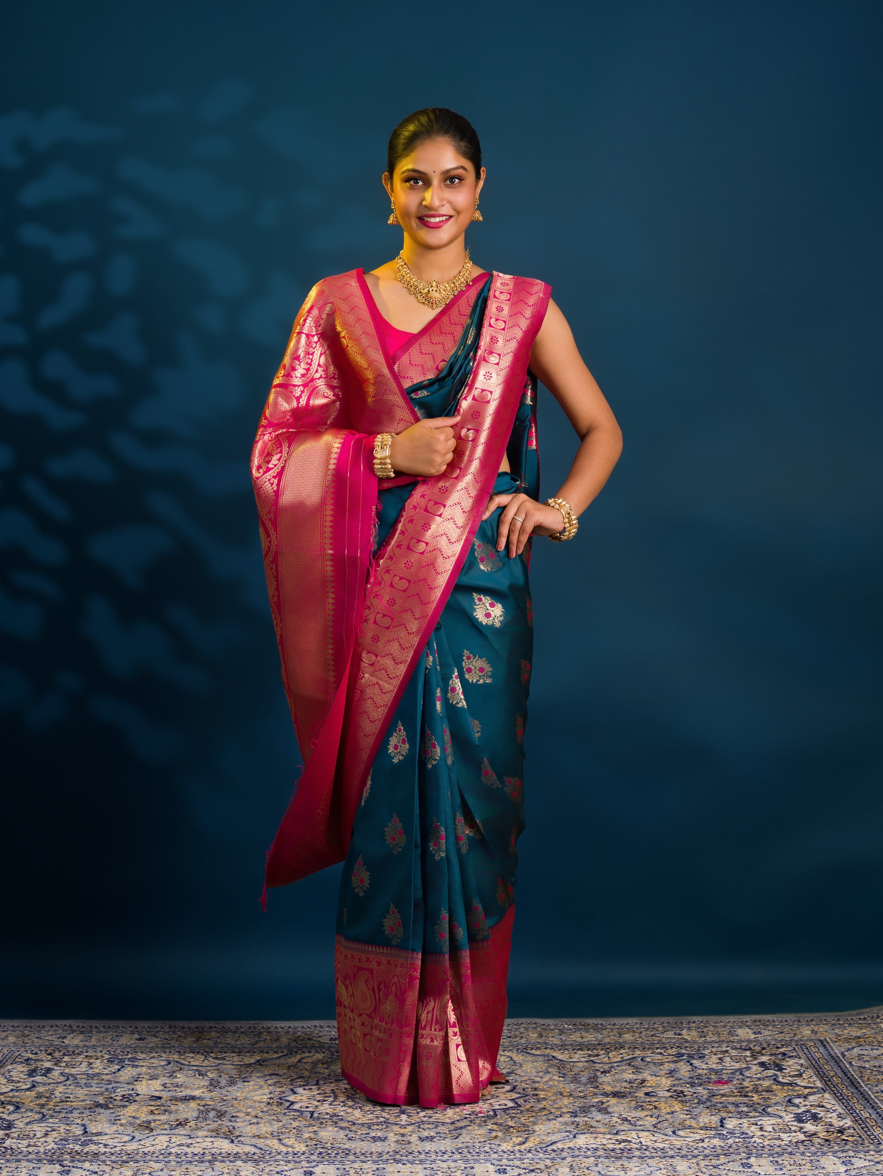 By Banarasi Saree With Casual  wear