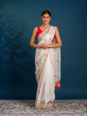 By Jaipuri  Saree With Festive Wear