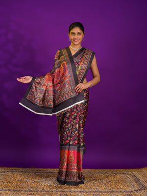 By New Pashmina Soft Silk Pashmina Style With Digital Print Work Saree