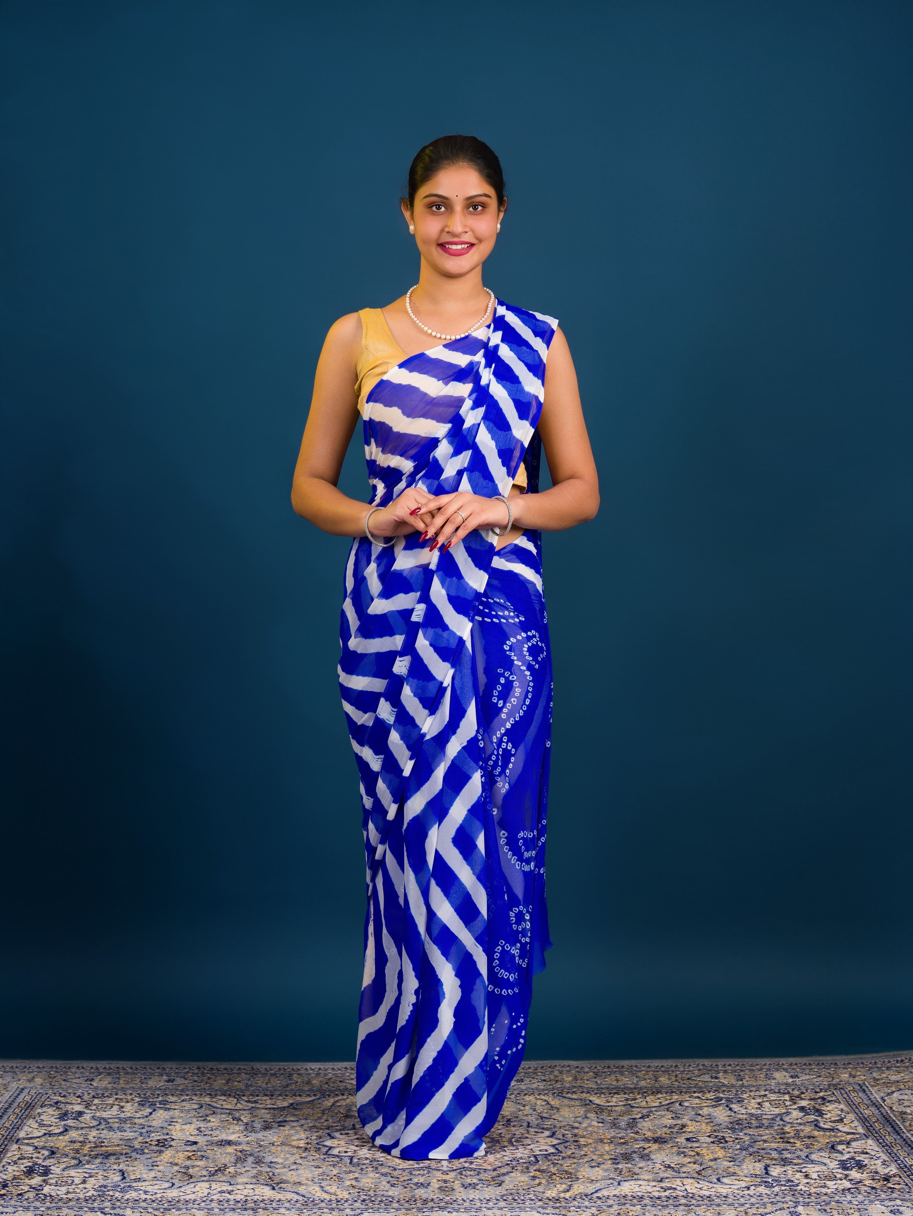 By Leheriya  Saree With Casual Wear 