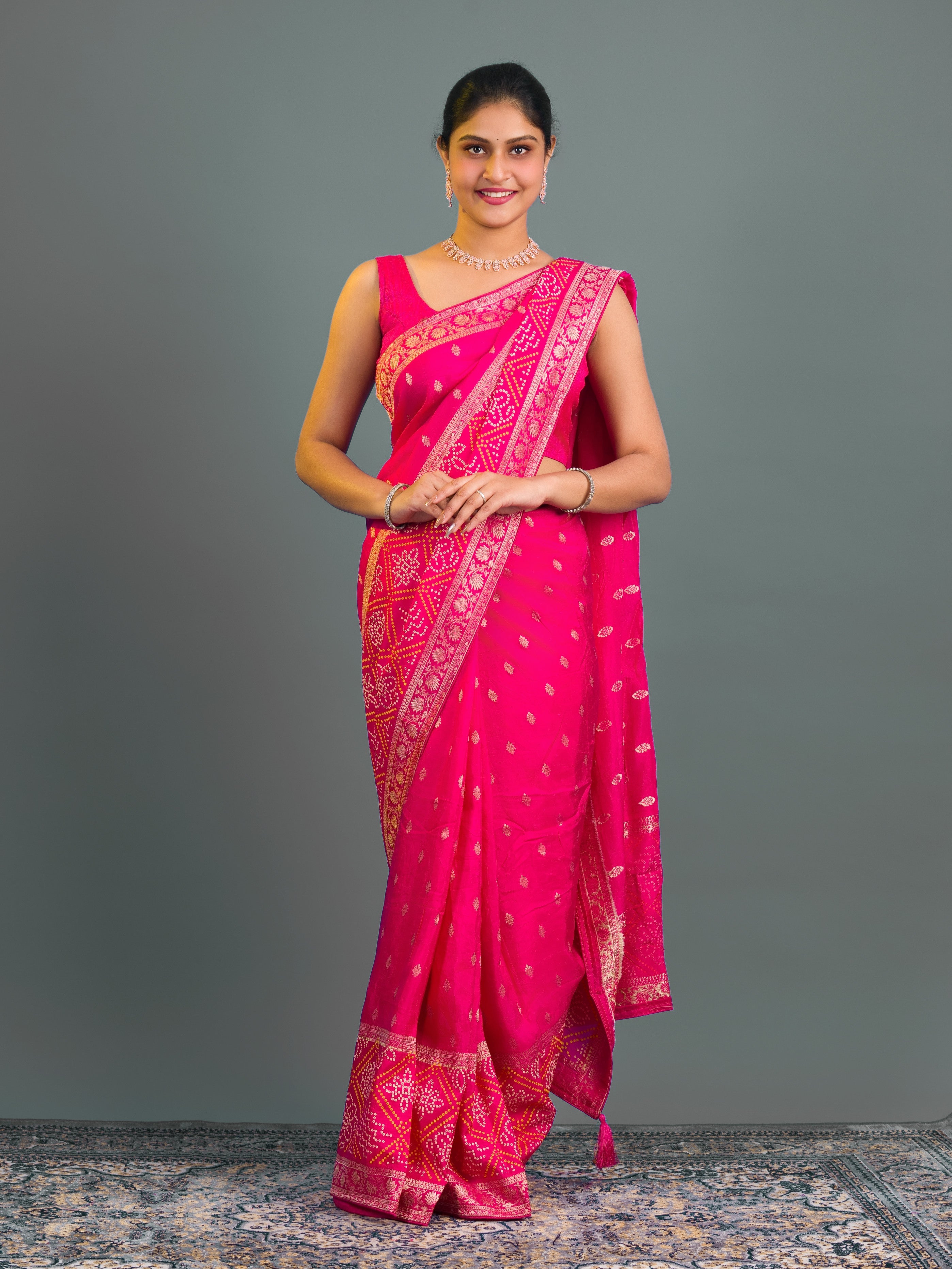 By Banarsi Saree With Festive Wear  
