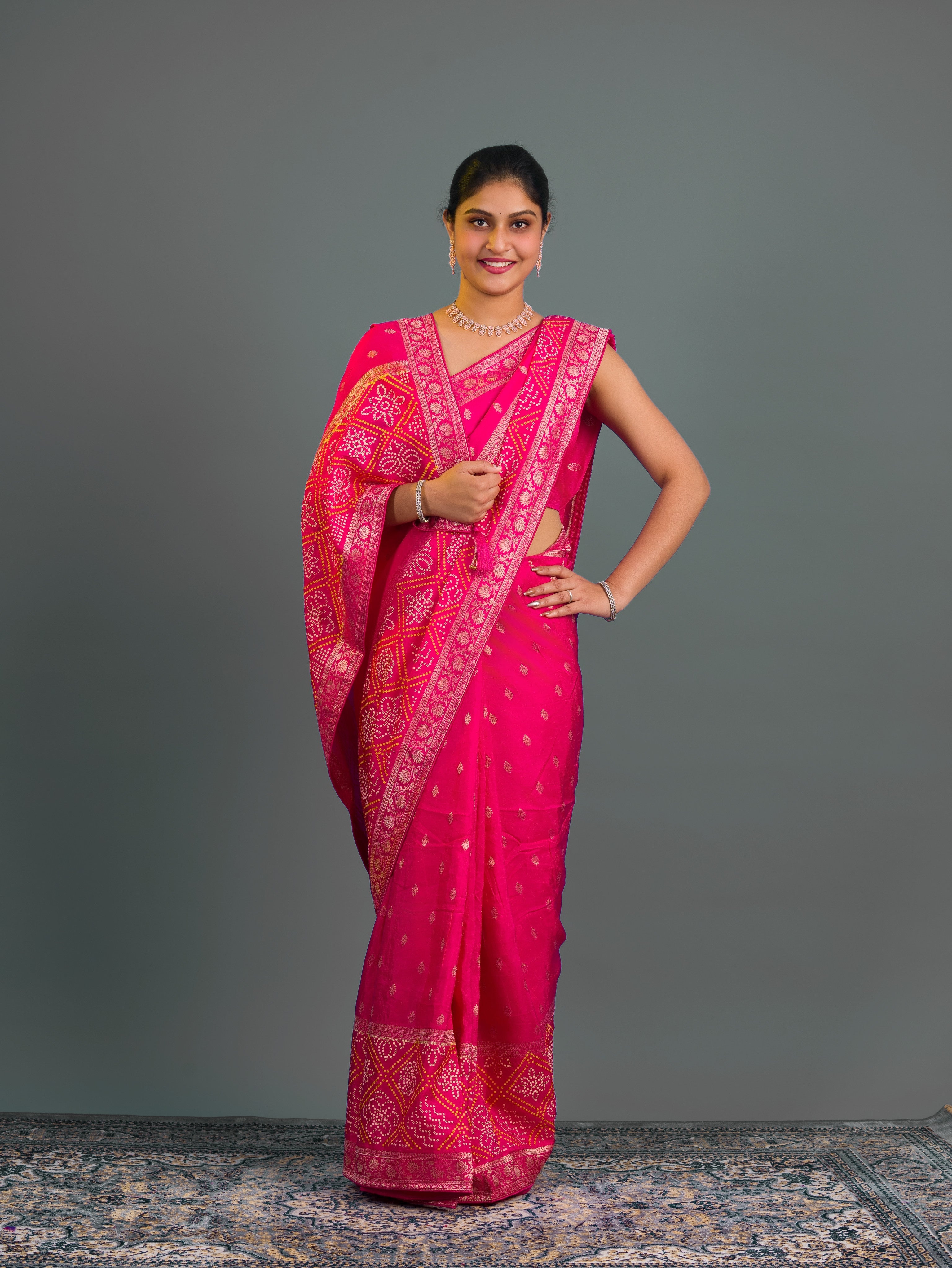 By Banarsi Saree With Festive Wear  