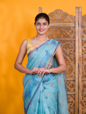 By Bandhani Saree With Casual Wear