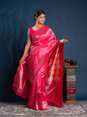 By Banarasi  Saree With Festive Wear