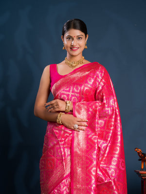 By Banarasi  Saree With Festive Wear
