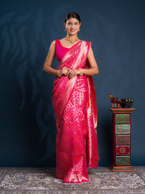 By Banarasi  Saree With Festive Wear