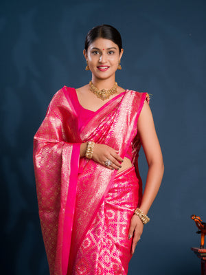 By Banarasi  Saree With Festive Wear