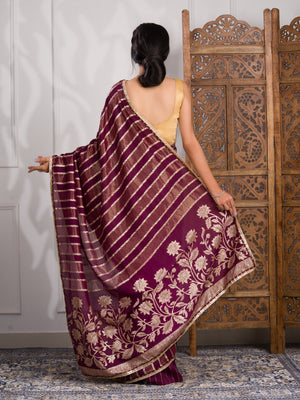 By Banarasi Saree With Festive Wear