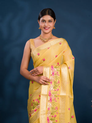 By Mahajani Saree With  Festive Wear