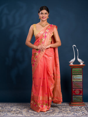 By Mahajani Saree With  Festive Wear