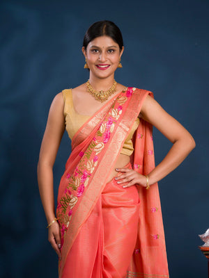 By Mahajani Saree With  Festive Wear