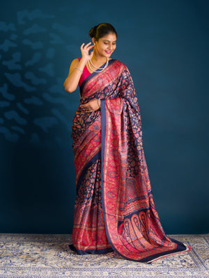  By Pashmina  Saree with Digital Print Work