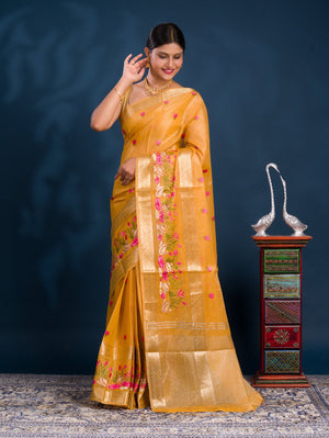By Mahajani Saree With  Festive Wear